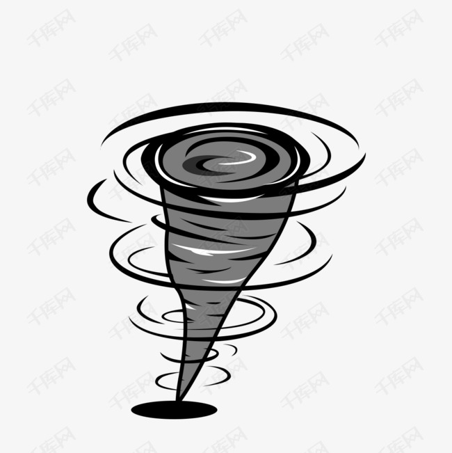 卡通龙卷风设计材料