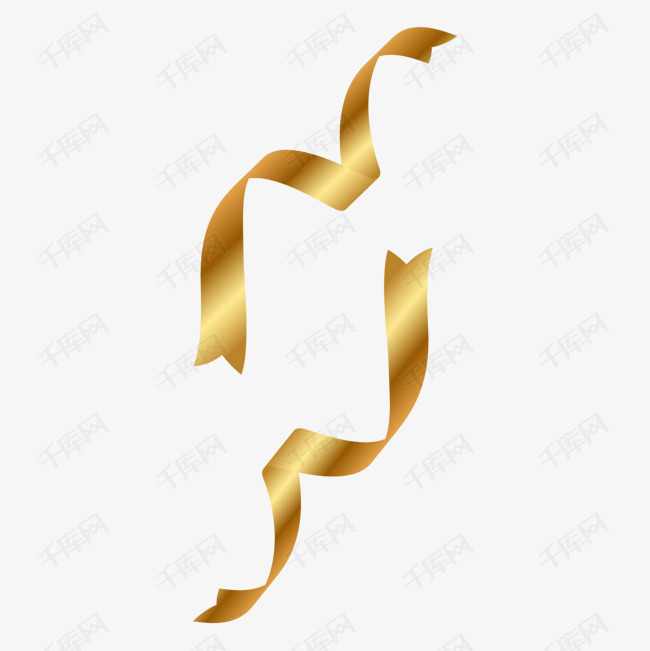 矢量的飞扬丝带装饰