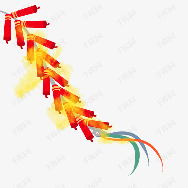 2019新年过年欢欢喜喜放鞭炮