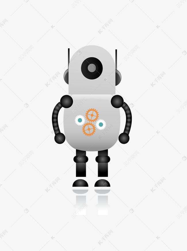 人工智能机器人矢量元素