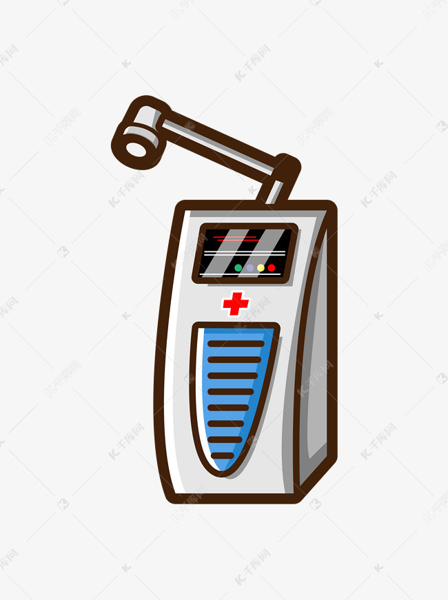 原创矢量ai卡通医疗设备素材