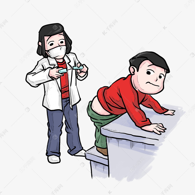 护士给病人打屁股针