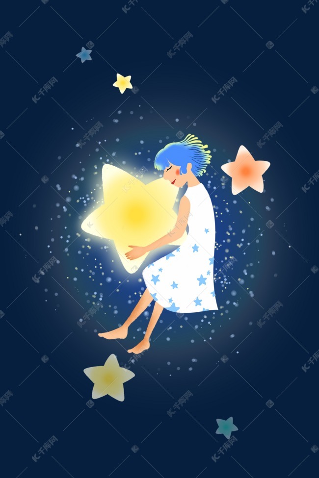 梦幻梦境主题插画