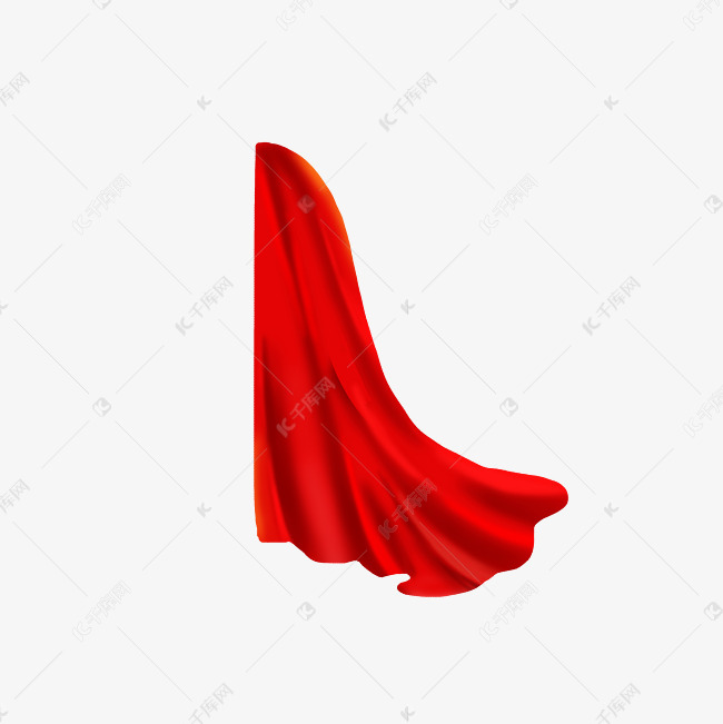 中国大红绸子插画素材图片免费下载-千库网