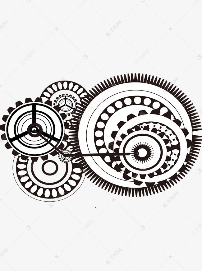 齿轮组合矢量图