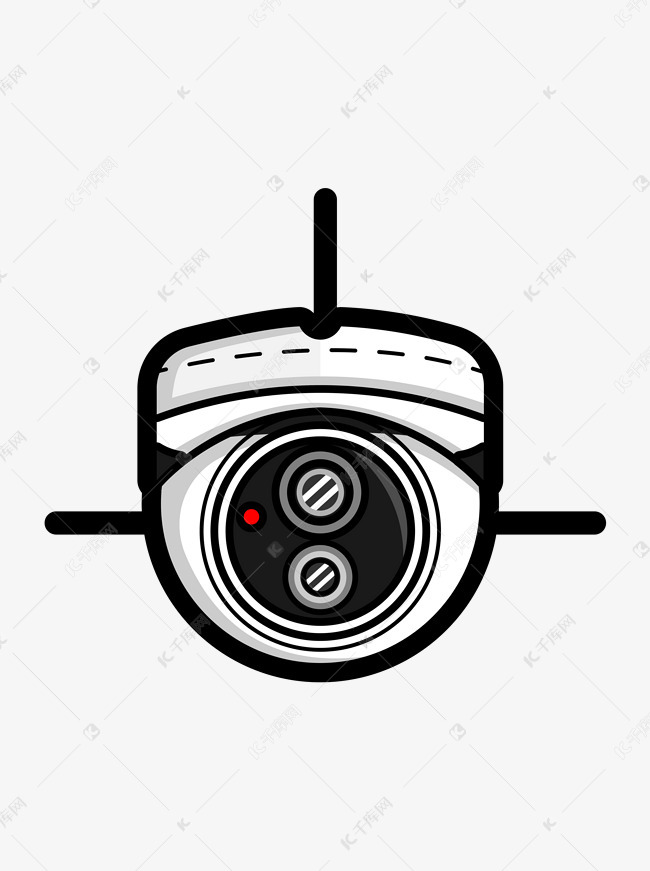 矢量ai卡通设备摄像头素材