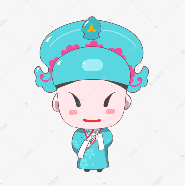 戏曲张生人物插画