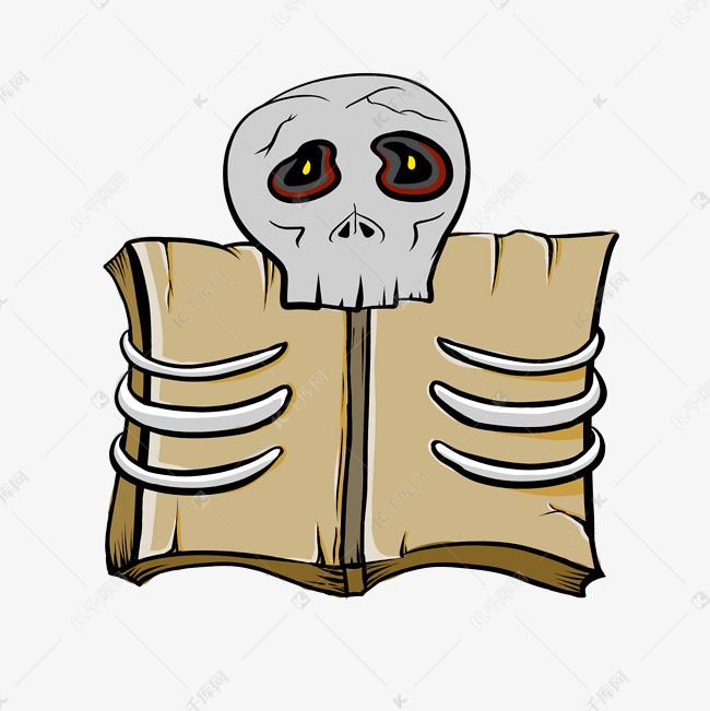 复古万圣节魔法书