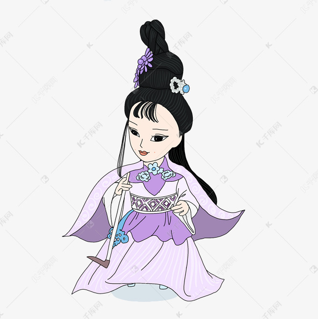 红楼梦林黛玉png免抠