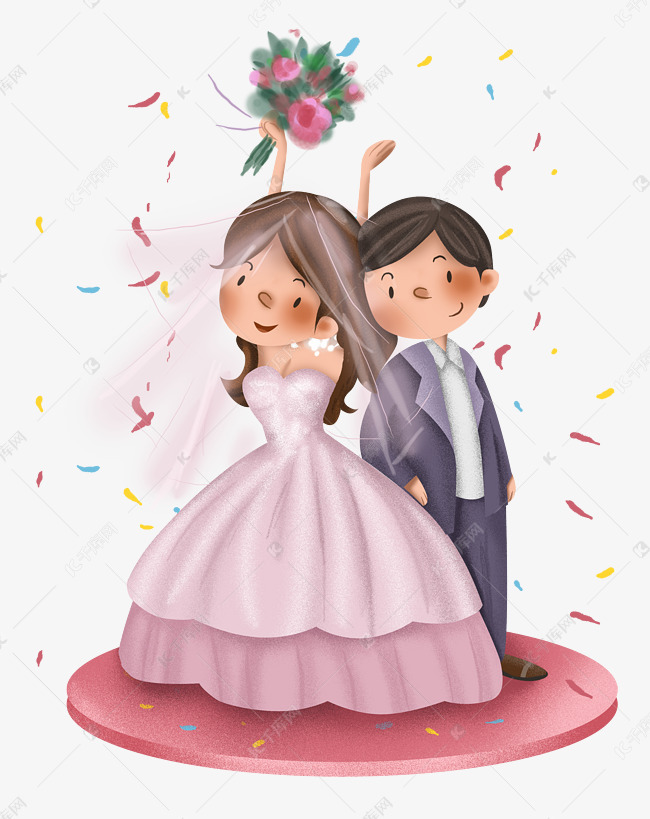 婚礼季爱情新郎新娘素材图片免费下载-千库网