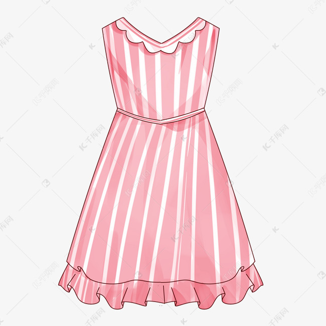 粉色浪漫粉色裙子