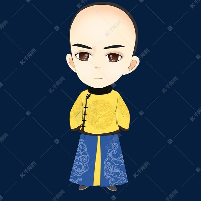 宫廷清朝人物q版萌系
