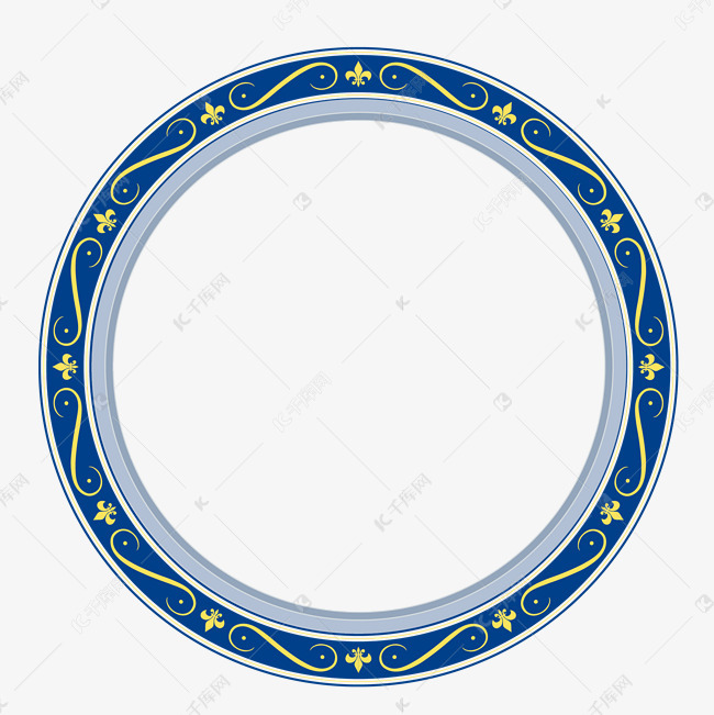 中国少数民族民族风边框png免