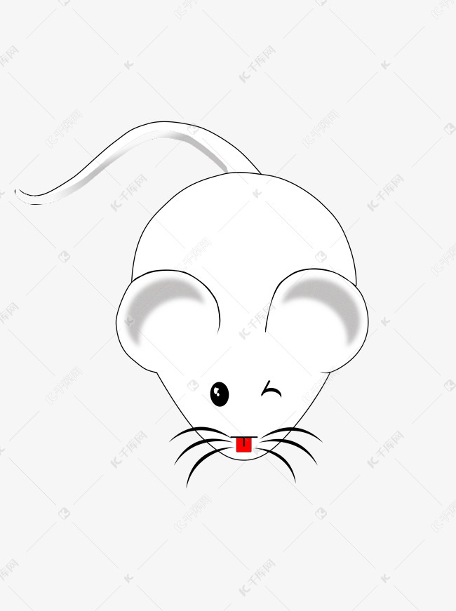 可爱卡通动物鼠元素