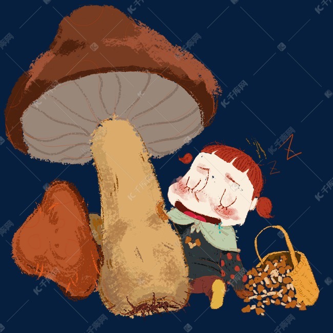 蘑菇小女孩