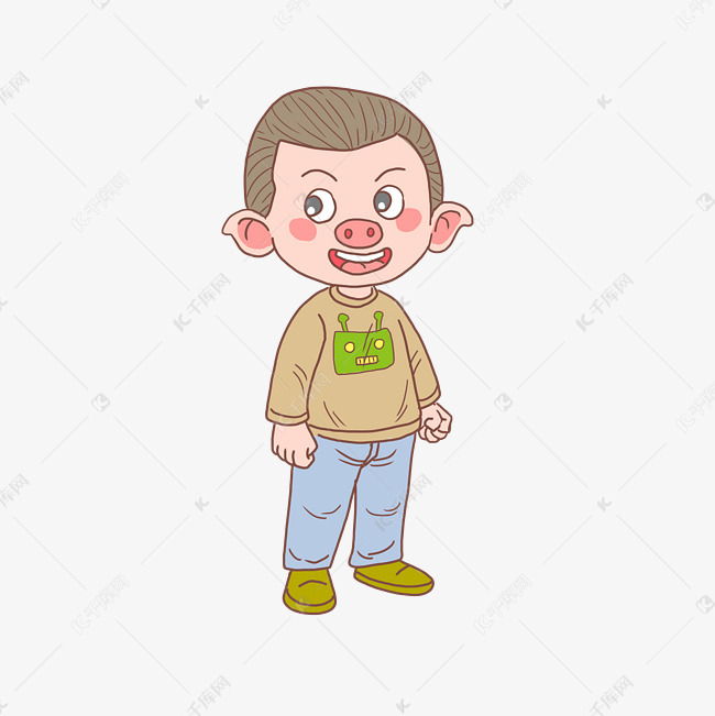 萌萌的猪男孩