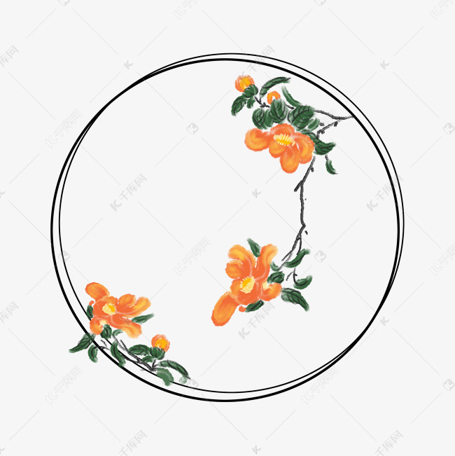 手绘古风石榴花边框素材图片免费下载 高清特色边框psd 千库网 图片编号 手绘古风石榴花边框素材图片免费下载 高清特色边框psd 千库网 图片编号