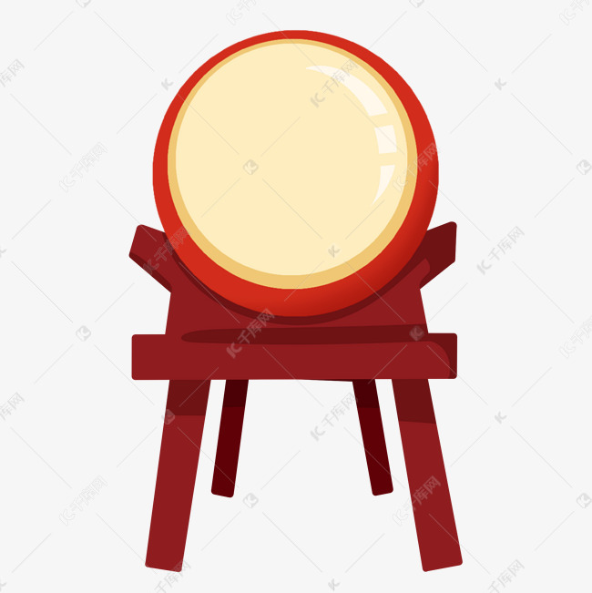 手绘卡通新春锣鼓盛宴