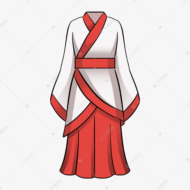 汉服古装服饰插画