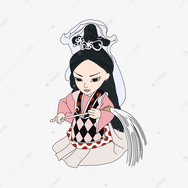 红楼梦妙玉人物png免抠