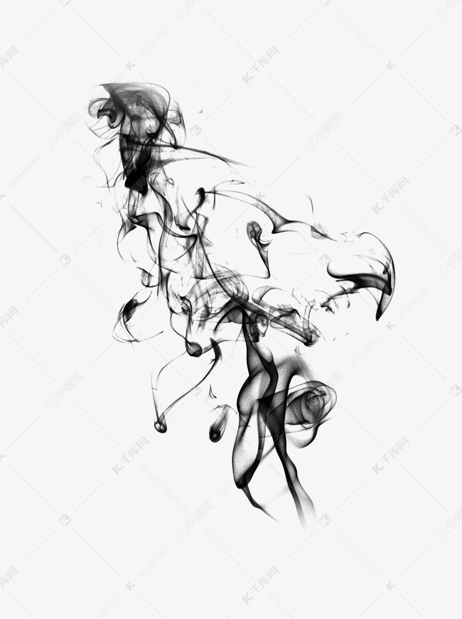 水墨烟雾中国风设计元素素材图片免费下载-千库网