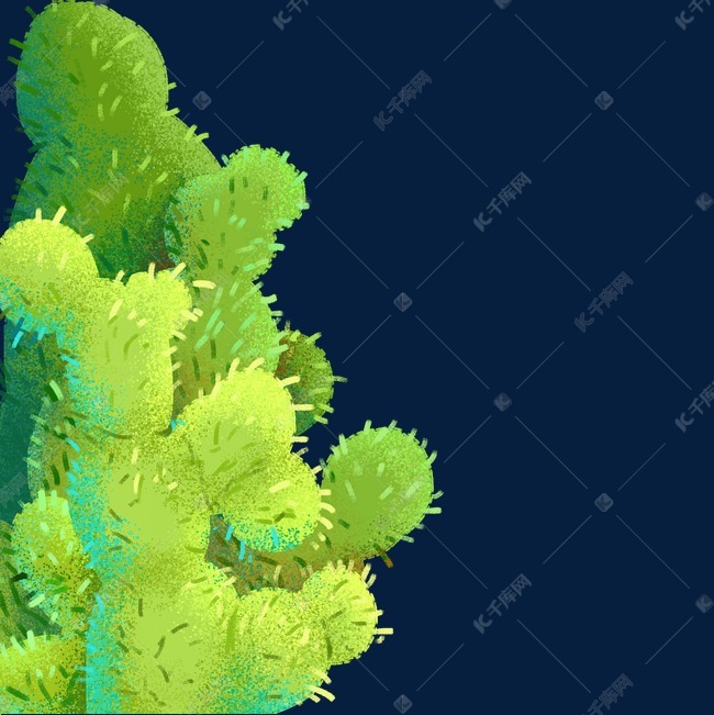 一个绿色的植物免抠图