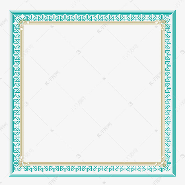少数民族民族风边框png免费下载