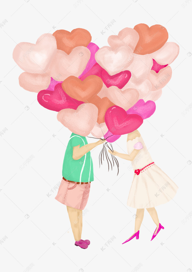 情人节情侣 素材图片免费下载-千库网