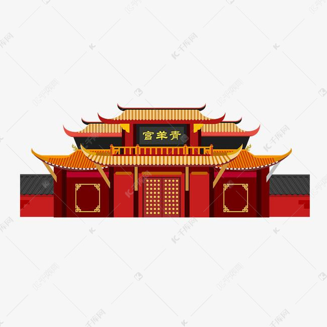 旅游景点成都青羊宫