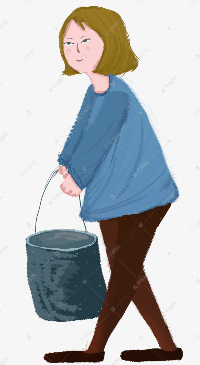 水桶女孩