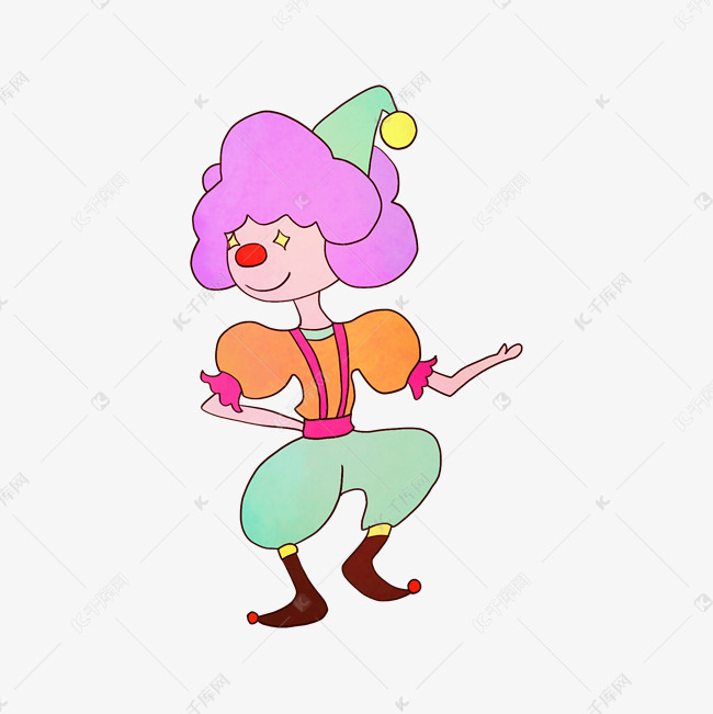 愚人节跳舞的小丑