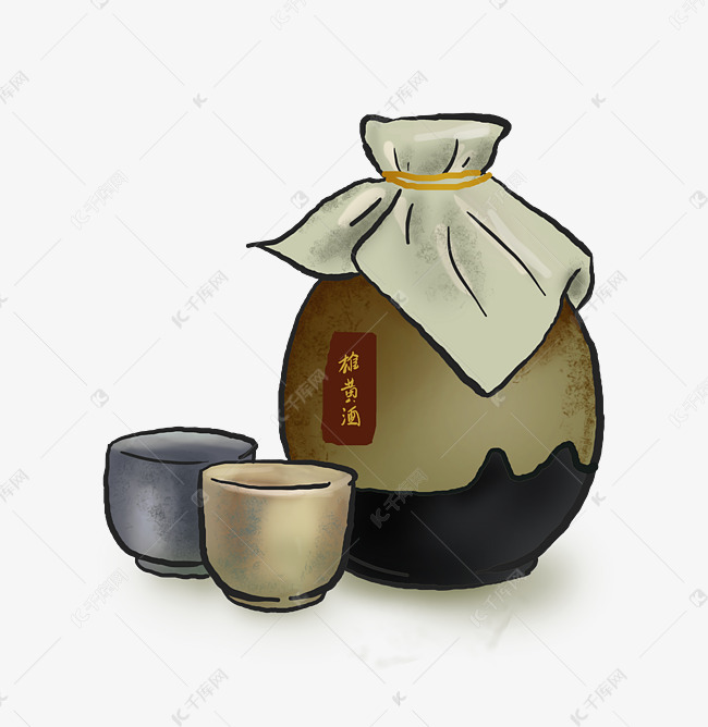 端午节手绘雄黄酒