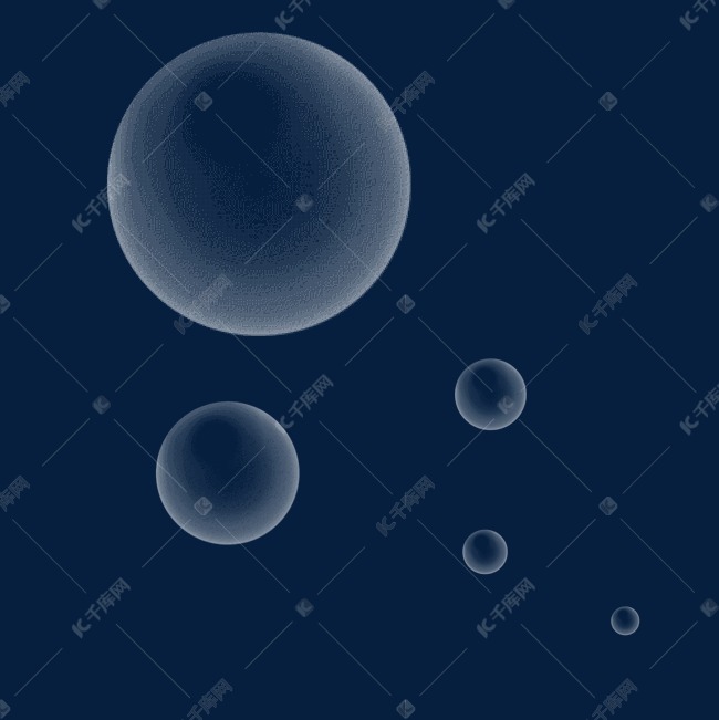 透明泡泡漂浮素材免费下载