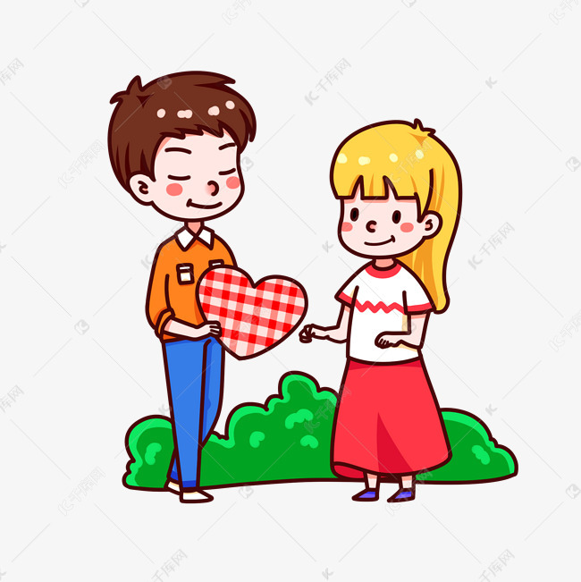 情人节男生女生送礼物