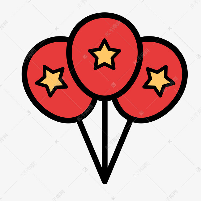 红色气球