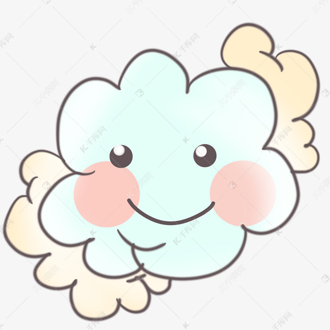 蓝色小云阳光