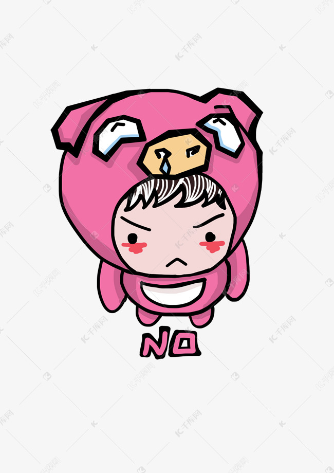 猪头哥q版卡通角色人物形象聊天