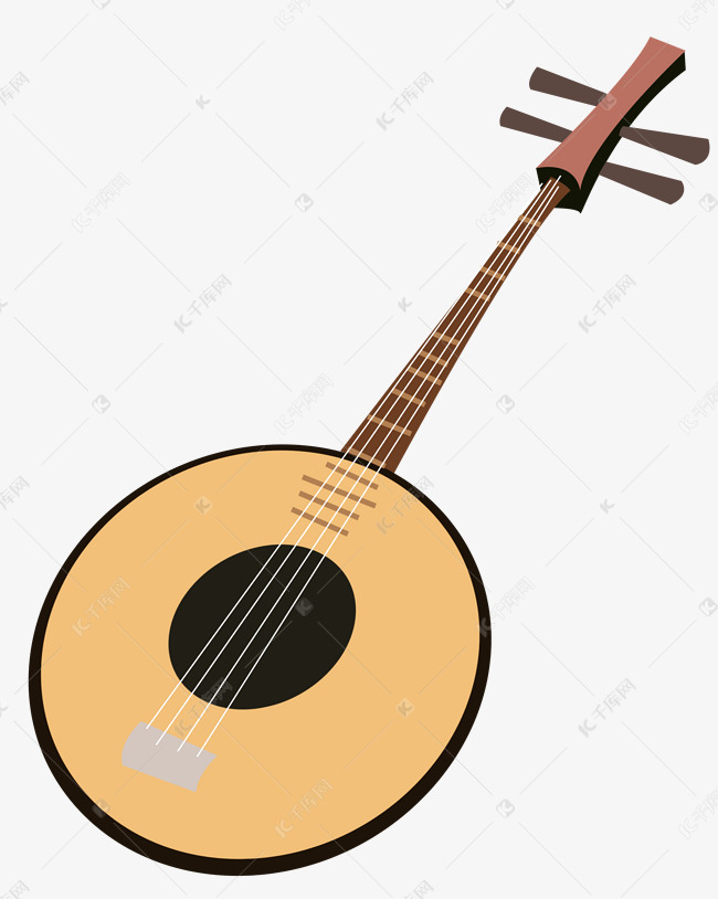 古典乐器琵琶 素材图片免费下载-千库网