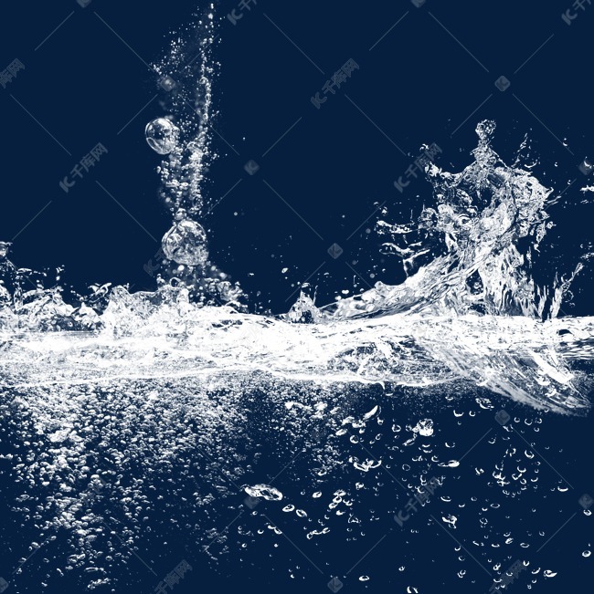 漂浮水纹水滴素材图片免费下载 高清效果元素psd 千库网 图片编号