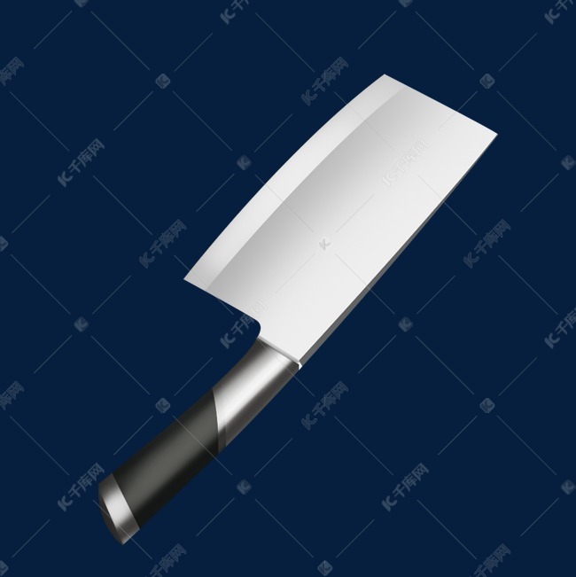 灰色家用菜刀素材图片免费下载-千库网