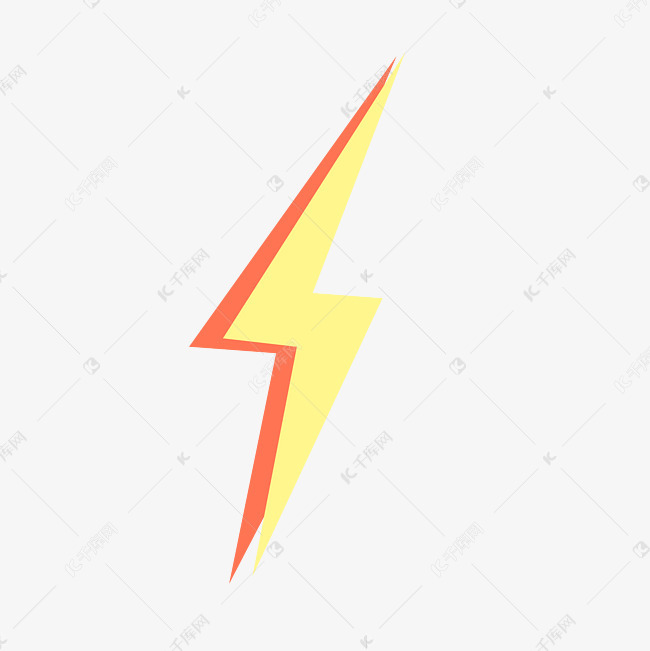黄色闪电闪电