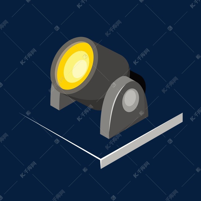 卡通舞台灯矢量素材