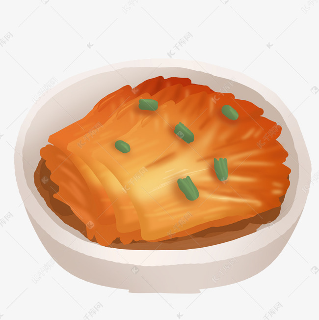加工类食品韩式泡菜免抠png素材
