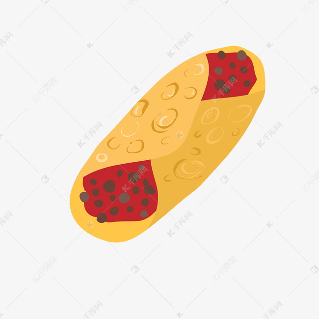美食红豆派png