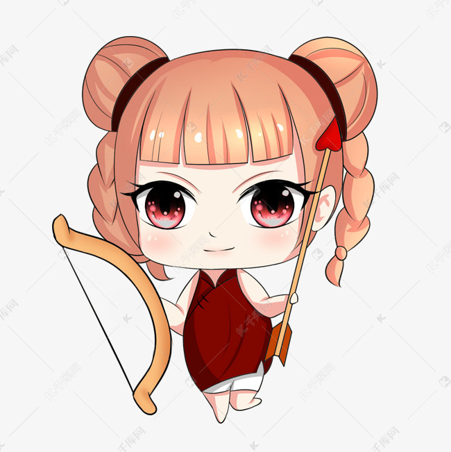十二星座射手座插画