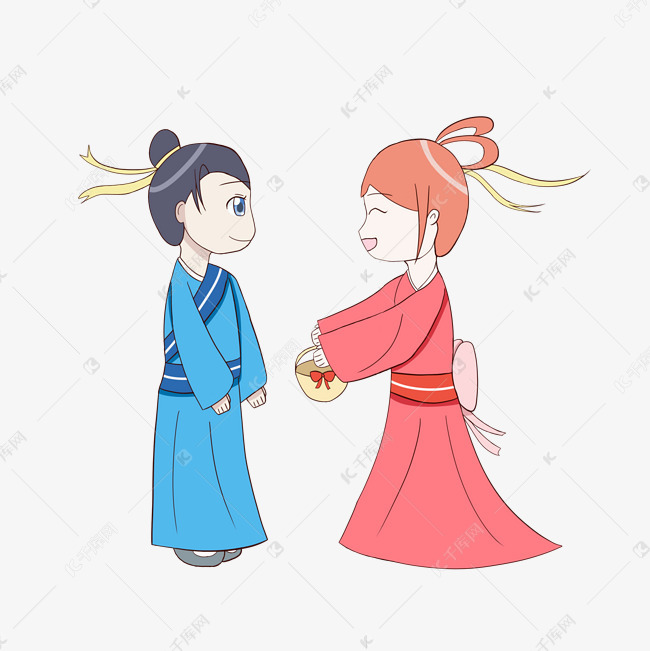 七夕节牛郎织女素材图片免费下载-千库网