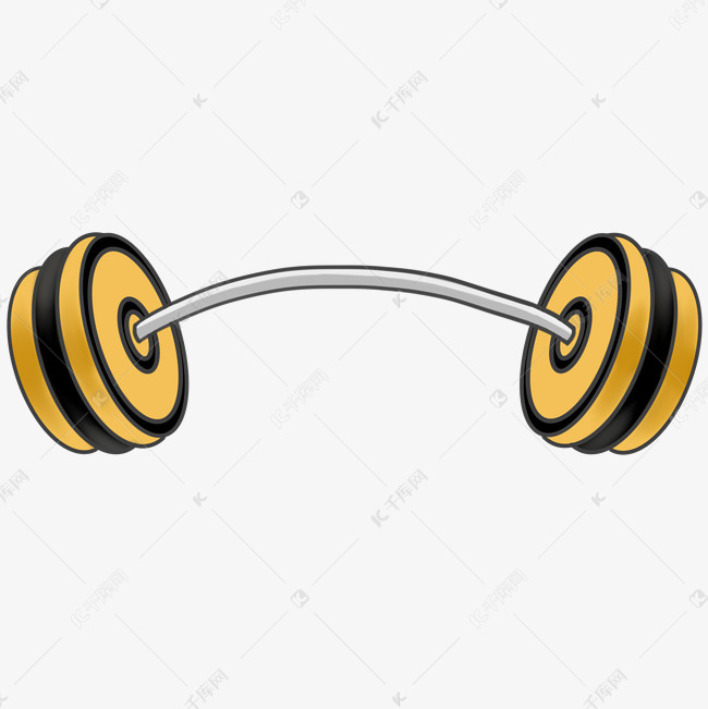 器材杠铃挺举健身