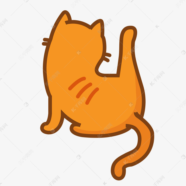 猫咪背影