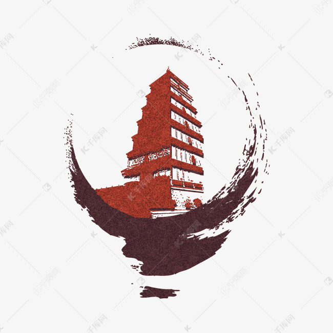 标志性建筑西安大雁塔