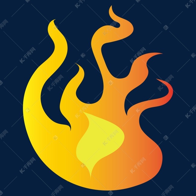 星星之火烈火插画